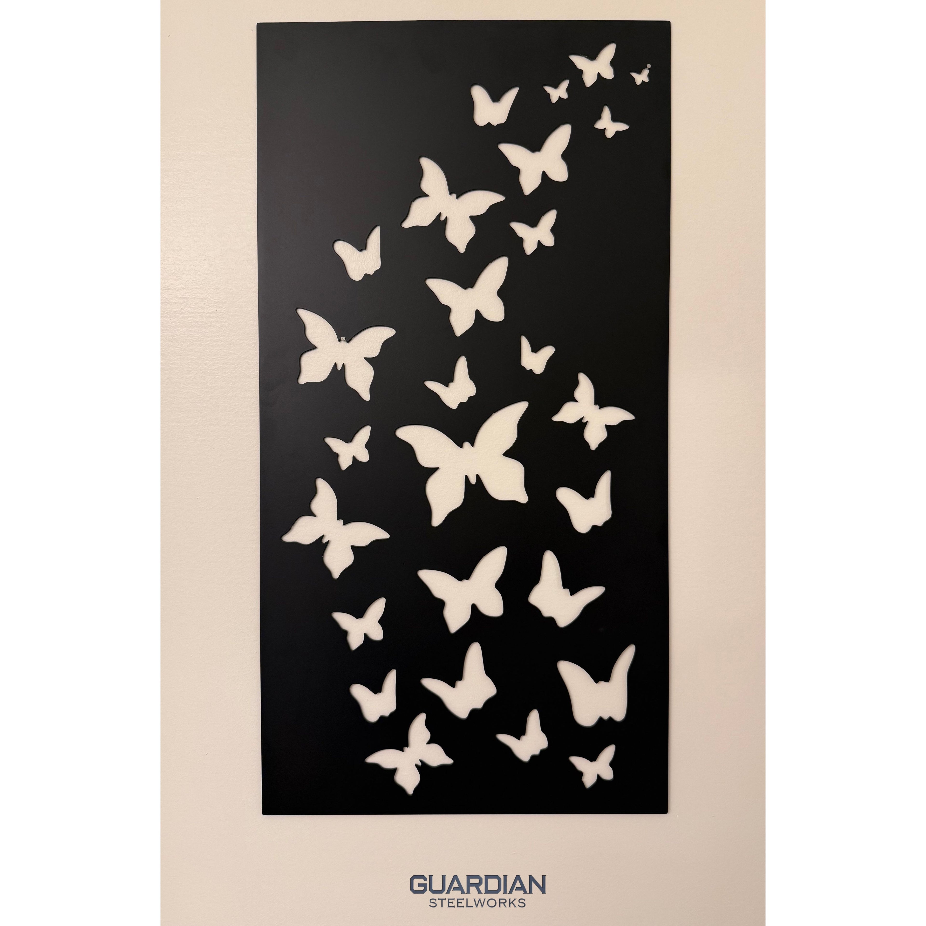 Butterflies Metal sign