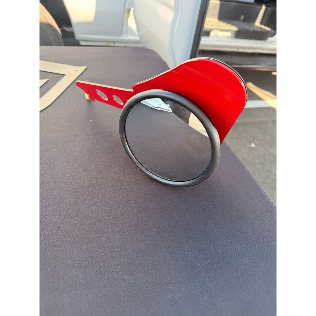 Ghost face side mirrors for Wrangler & Gladiator Aftermarket Jeep Accessories | Powder Coated Steel | Fits Most Jeeps