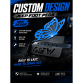 NEW Custom Design Jeep Foot Pegs | Personalized Jeep Wrangler Foot Pegs | Aftermarket Jeep Accessories | Powder Coated Steel | Fits Most Jeeps