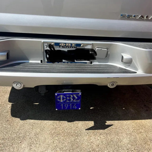 Custom Hitch Cover – Personalized 2” Receiver Cover – Custom Logo or Text – Powder Coated Steel – Made to Order