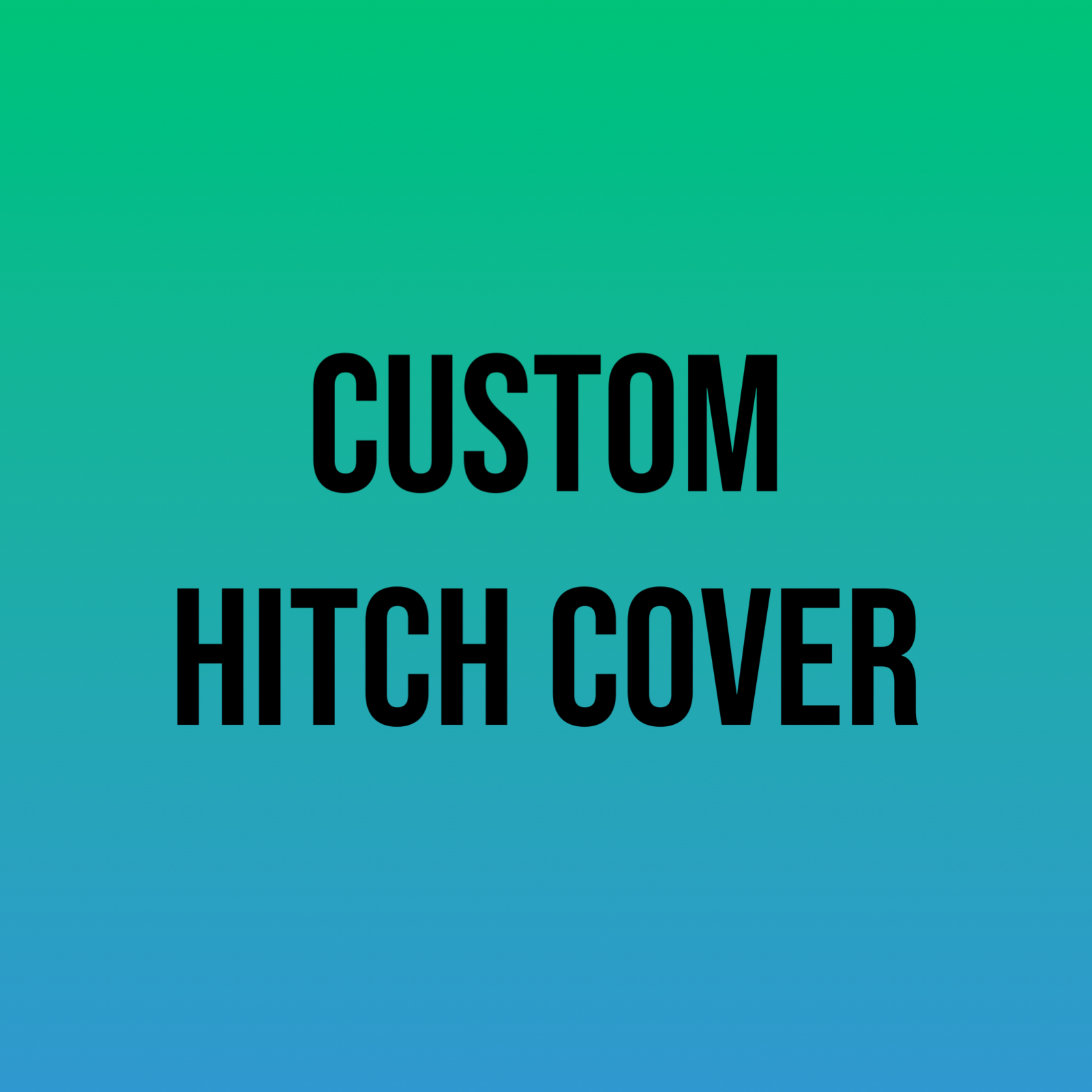 Custom Design Hitch Cover
