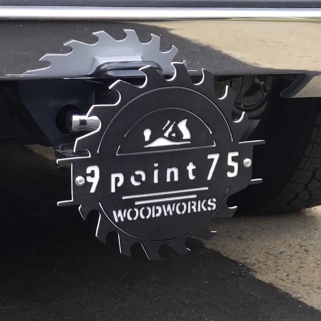 Custom Hitch Cover – Personalized 2” Receiver Cover – Custom Logo or Text – Powder Coated Steel – Made to Order