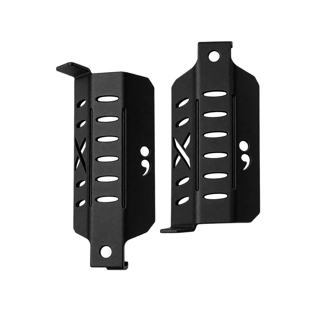 Semicolon Awareness Design Jeep Foot Pegs | Personalized Jeep Wrangler Foot Pegs | Aftermarket Jeep Accessories | Powder Coated Steel | Fits Most Jeeps