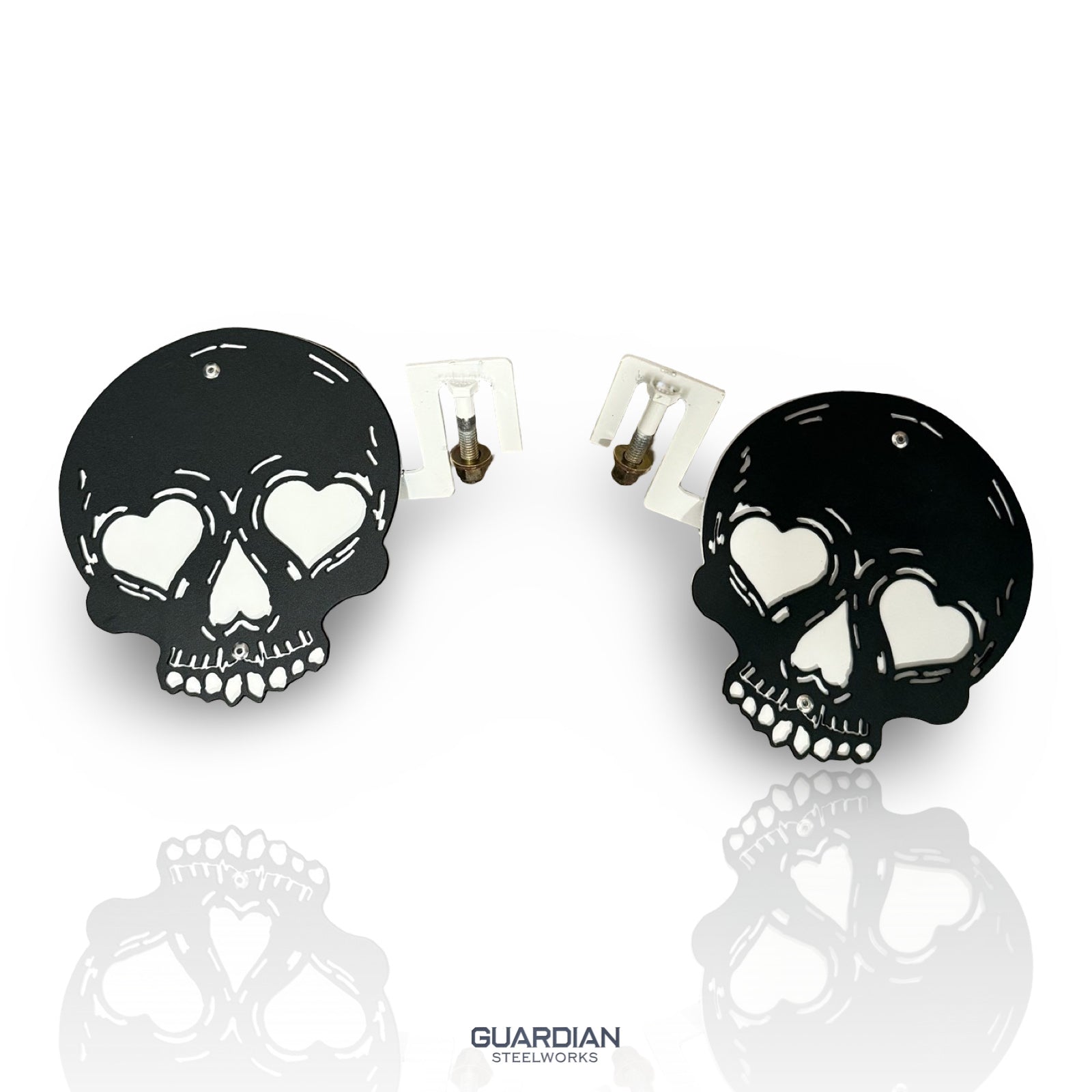 Foot peg- Heart Skull