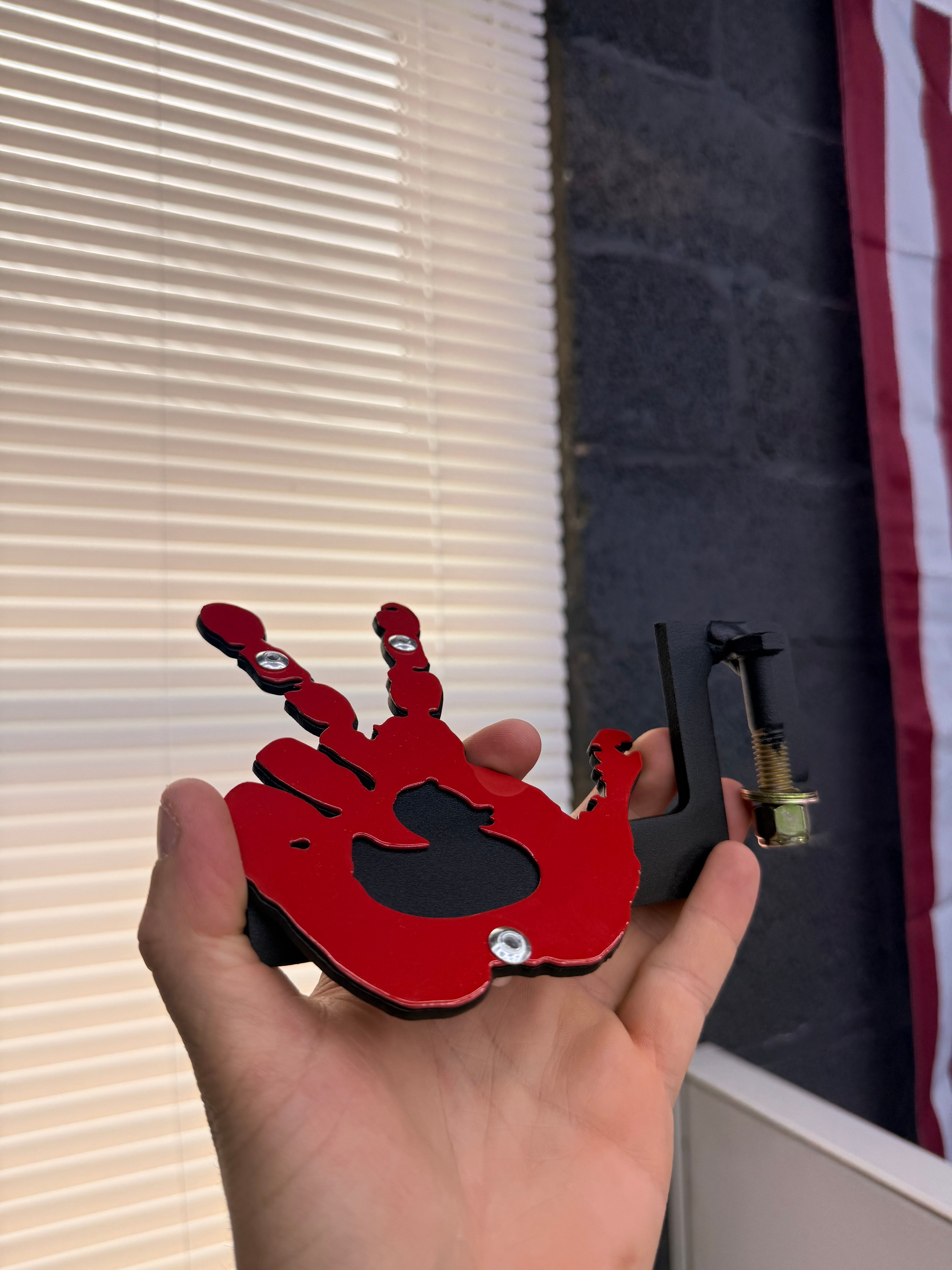 Duck Hand Design Jeep Foot Pegs | Jeep Wrangler Foot Pegs | Aftermarket Jeep Accessories | Powder Coated Steel | Fits Most Jeeps