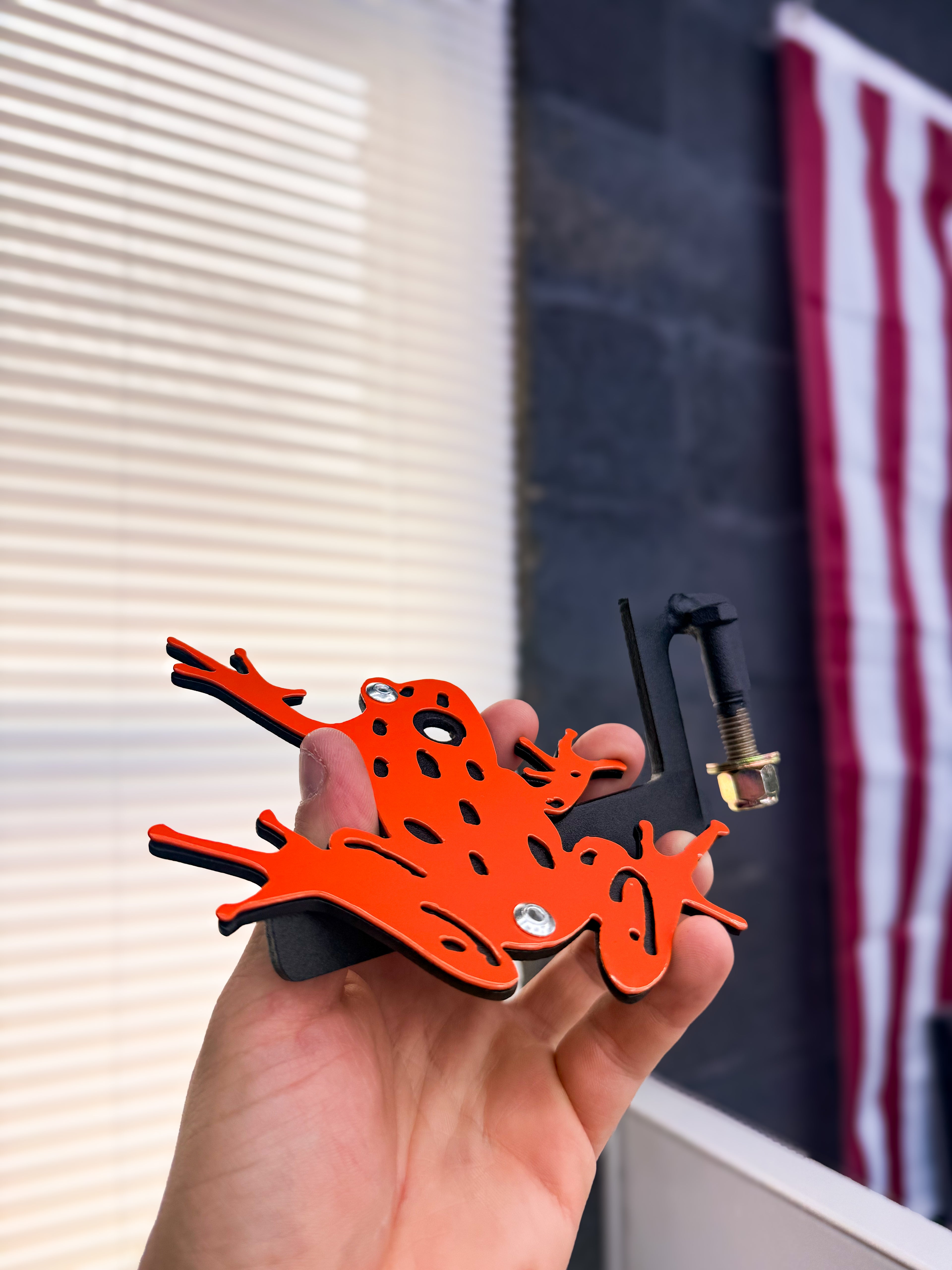 Frog Design Jeep Foot Pegs | Jeep Wrangler Foot Pegs | Aftermarket Jeep Accessories | Powder Coated Steel | Fits Most Jeeps