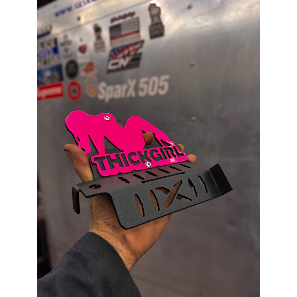 ThickGirl Design Jeep Foot Pegs | Personalized Jeep Wrangler Foot Pegs | Aftermarket Jeep Accessories | Powder Coated Steel | Fits Most Jeeps