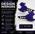 ADD YOUR OWN CUSTOM DESIGN Jeep Compatible Mirrors (Copy)