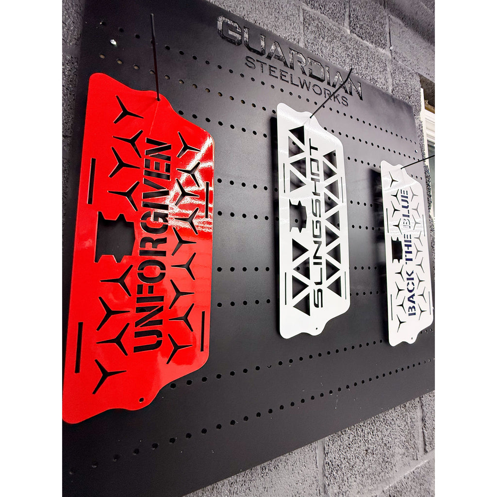 CUSTOM TEXT Front Grille for Polaris Slingshot (2015–2024) | Aftermarket Grille Insert | Powder Coated Steel | Custom Text Available - Custom (Add text)