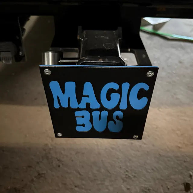 Custom Hitch Cover – Personalized 2” Receiver Cover – Custom Logo or Text – Powder Coated Steel – Made to Order