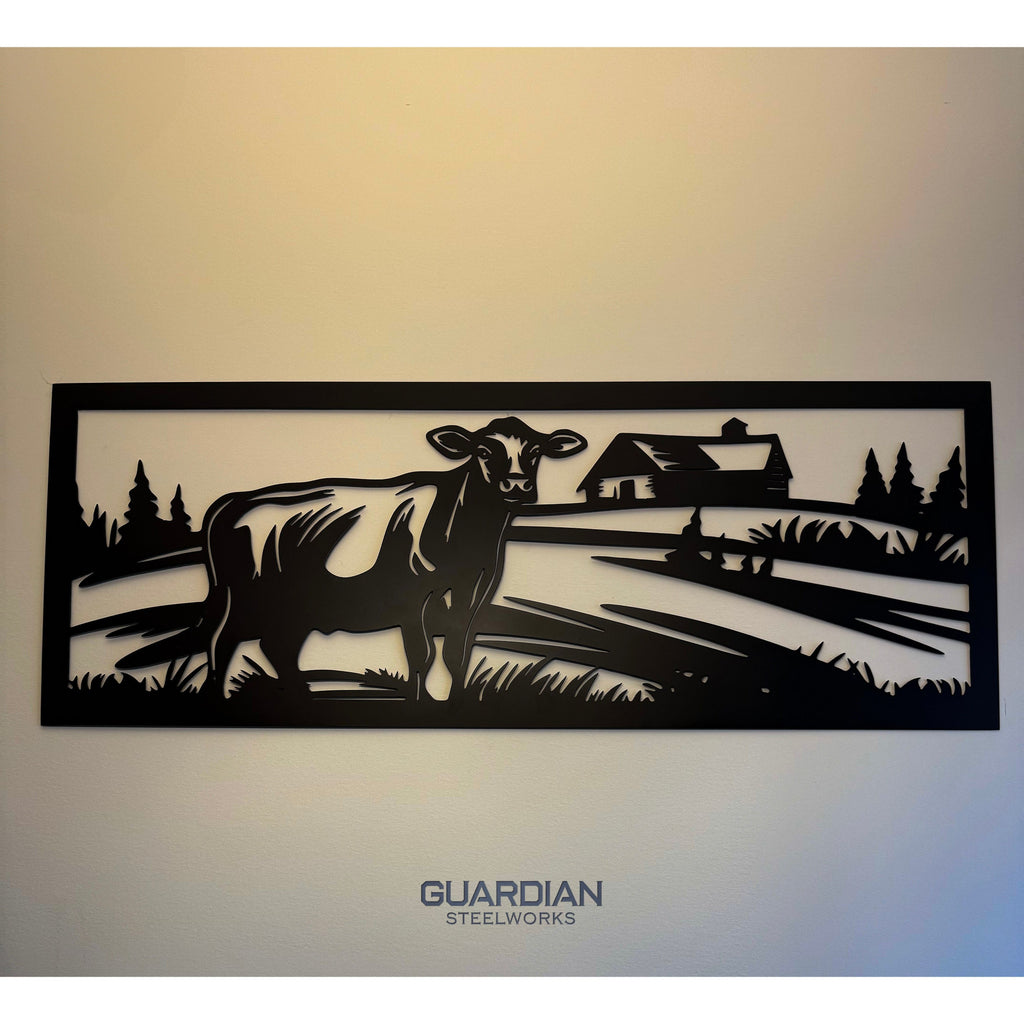 Farmyard Cow Wall Art