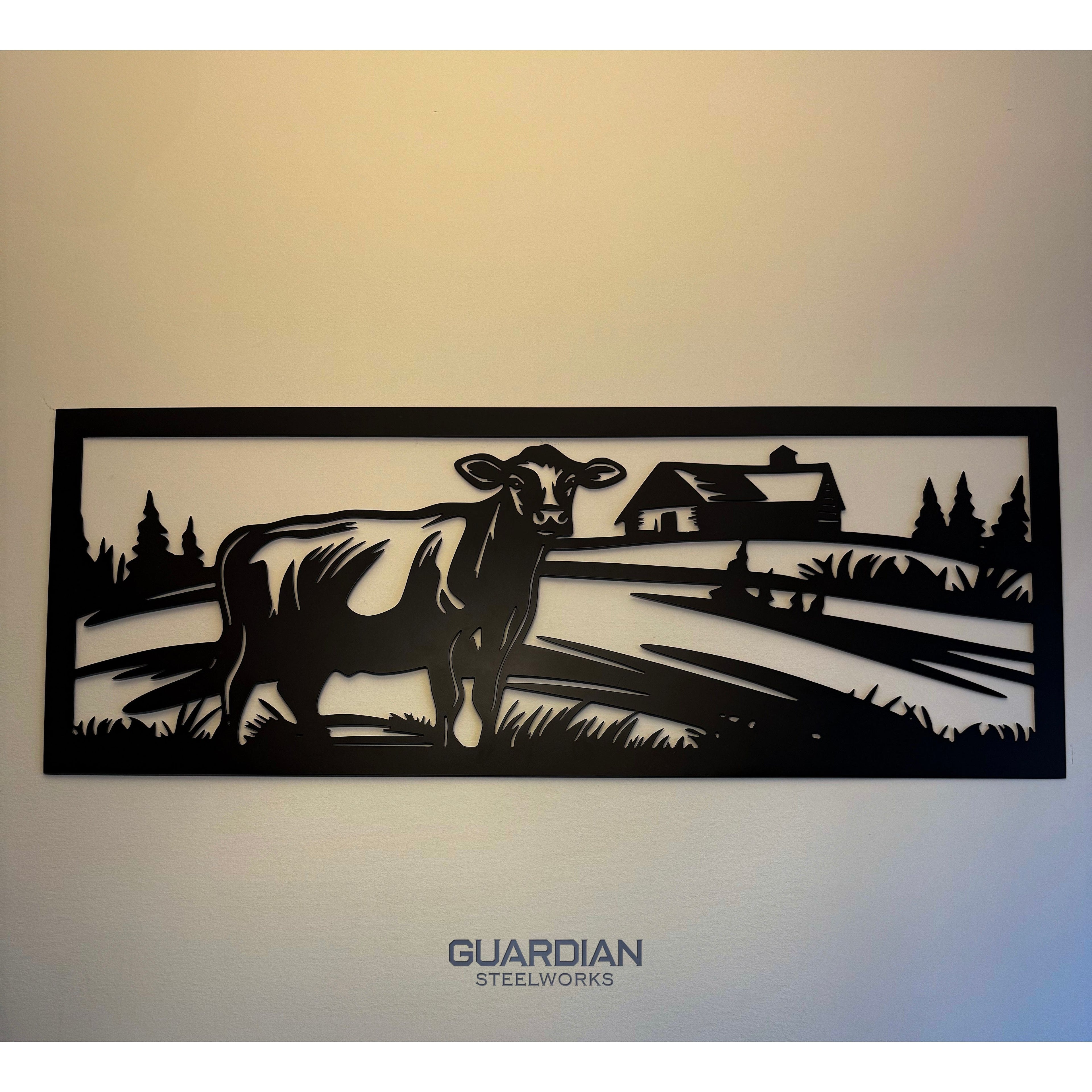 Farmyard Cow Wall Art