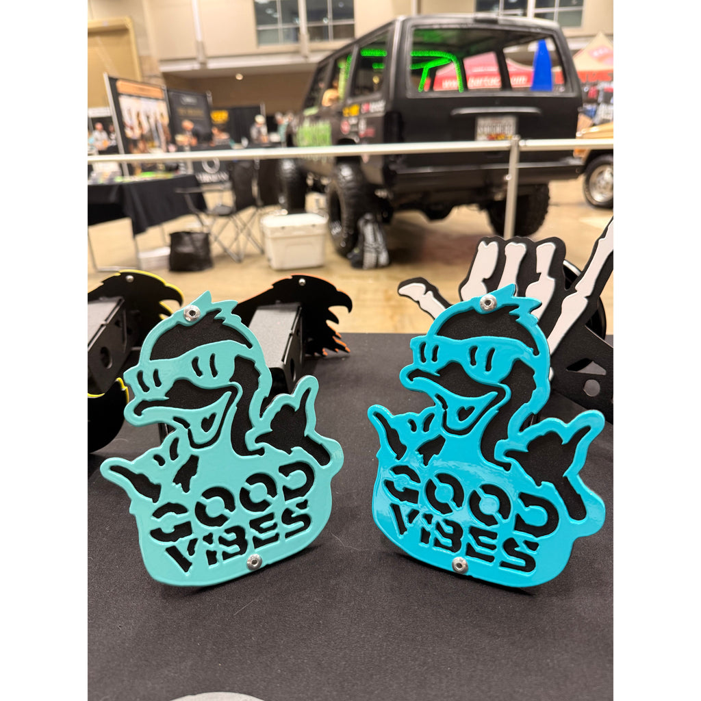 Good Vibes Duck Hitch Cover