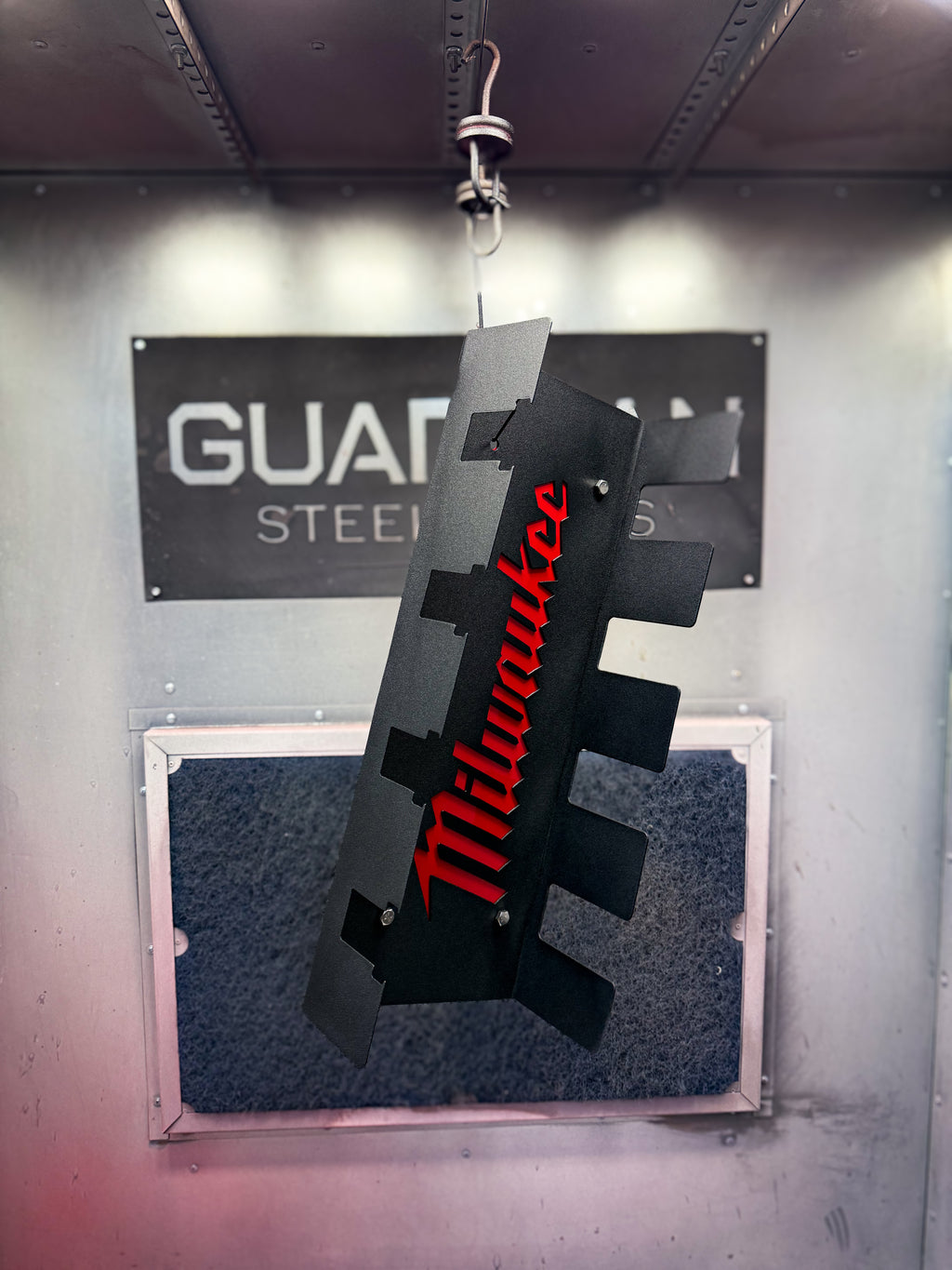 Heavy-Duty Steel Tool Wall Mount – Customizable Cordless Tool Holder