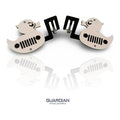 Compatible with Jeep Foot Pegs | Personalized Jeep Wrangler Foot Pegs | Aftermarket Jeep Accessories | Powder Coated Steel | Fits Most Jeeps