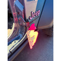Compatible with Jeep Foot Pegs | Personalized Jeep Wrangler Foot Pegs | Aftermarket Jeep Accessories | Powder Coated Steel | Fits Most Jeeps- Thick Girl