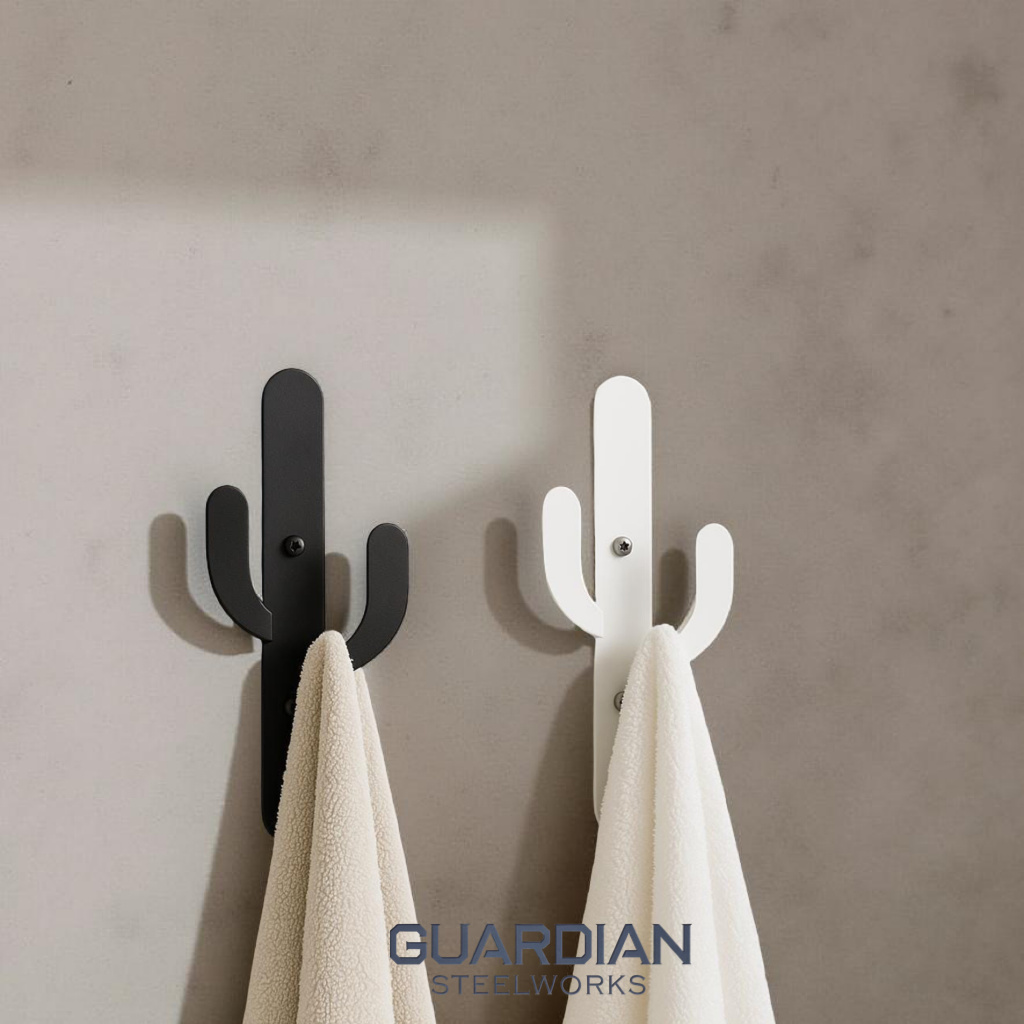 Double Steel Wall Hook, Coat Hook, Utility Hook