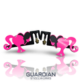 Compatible with Jeep Foot Pegs | Personalized Jeep Wrangler Foot Pegs | Aftermarket Jeep Accessories | Powder Coated Steel | Fits Most Jeeps - Barbie