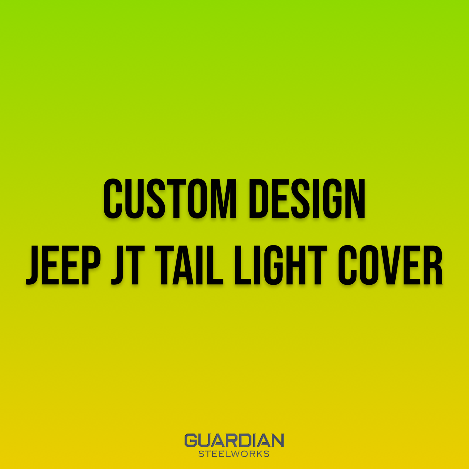 Custom Design Jeep JT Tail light Cover