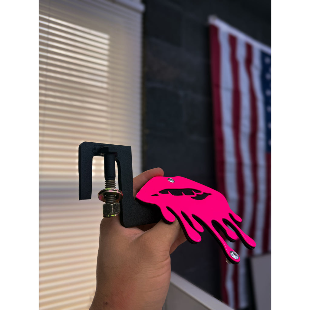Compatible with Jeep Foot Pegs | Personalized Jeep Wrangler Foot Pegs | Aftermarket Jeep Accessories | Powder Coated Steel | Fits Most Jeeps -Lips
