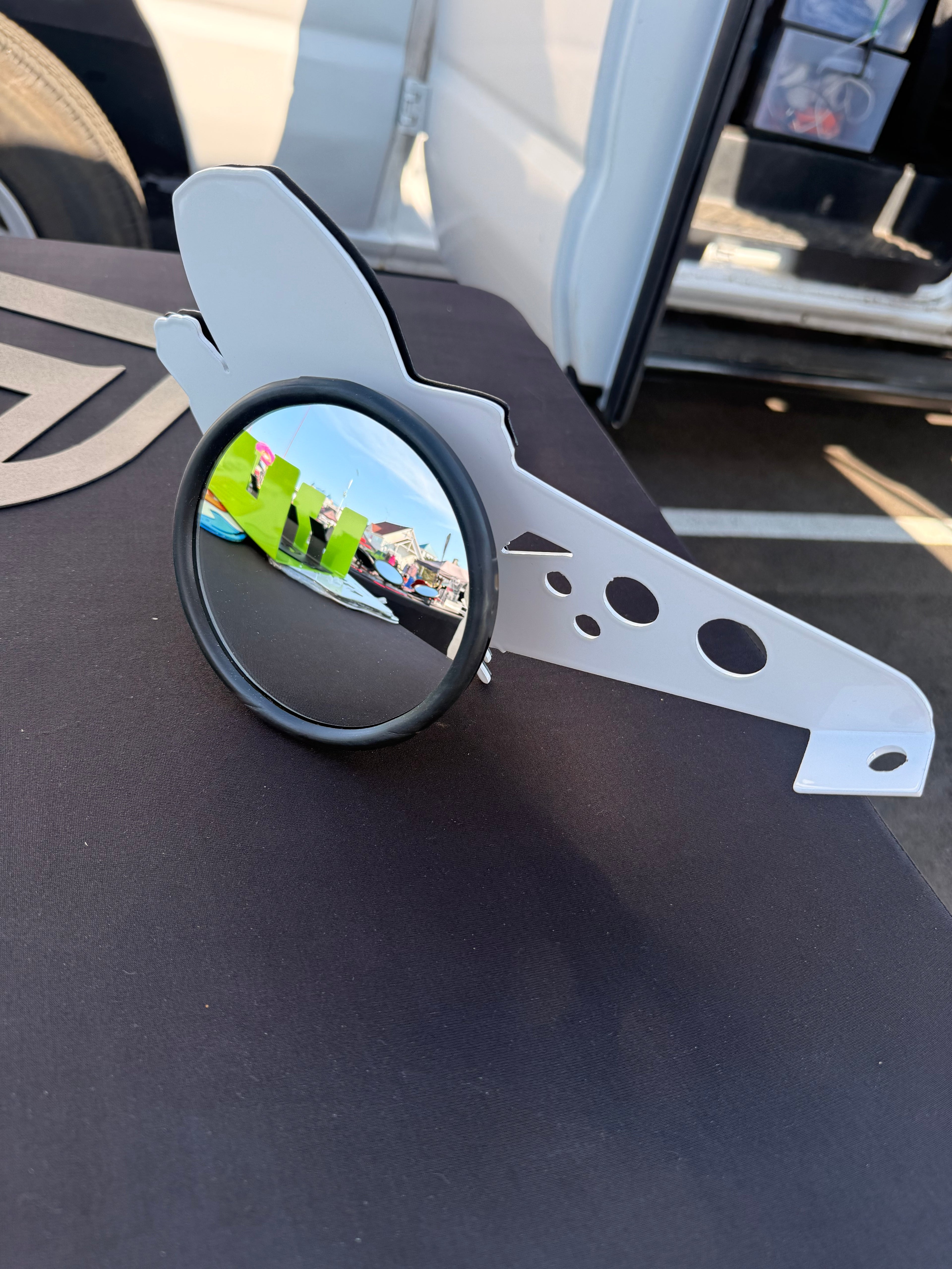 Ghost Face Jeep Compatible Mirrors