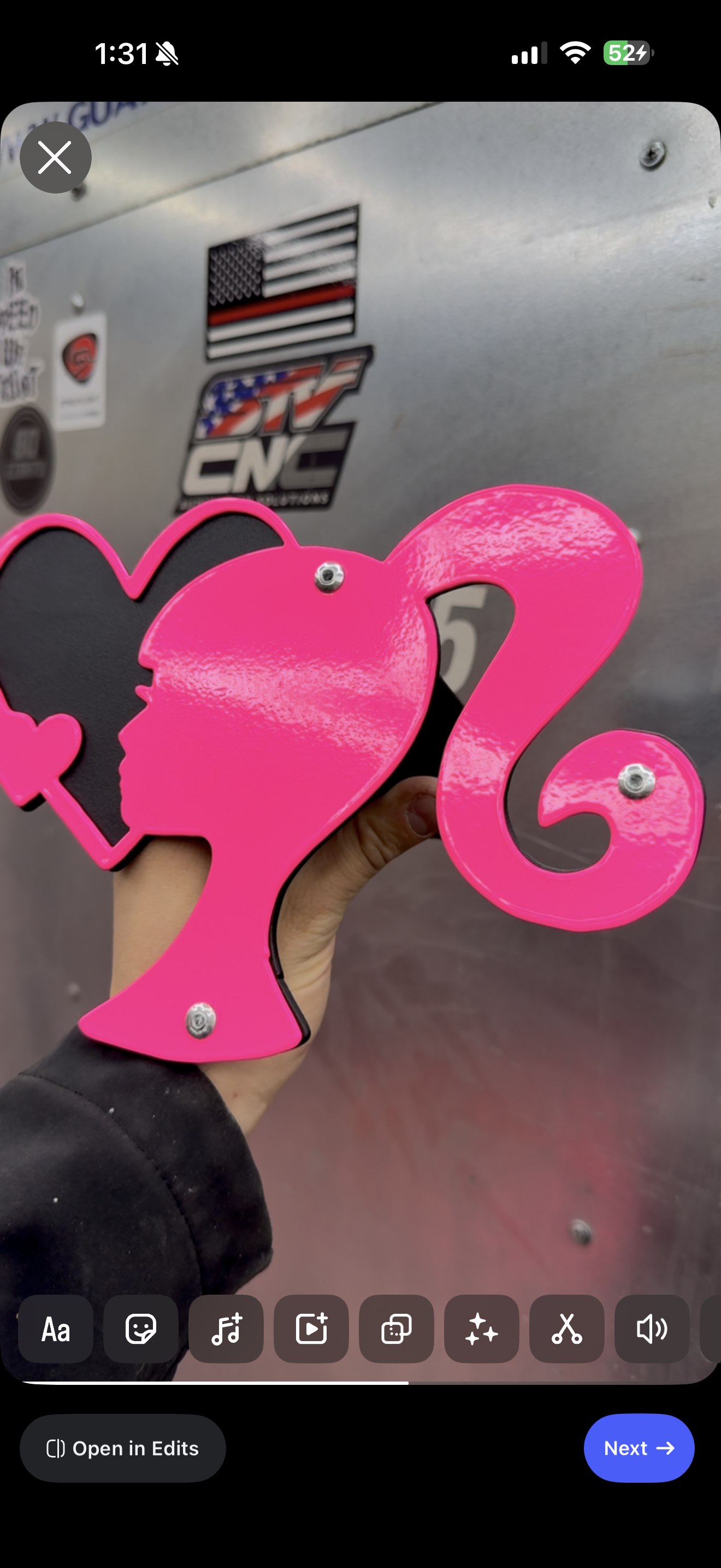 Barbie Custom Hitch Cover – Personalized 2” Receiver Cover – Powder Coated Steel – Made to Order