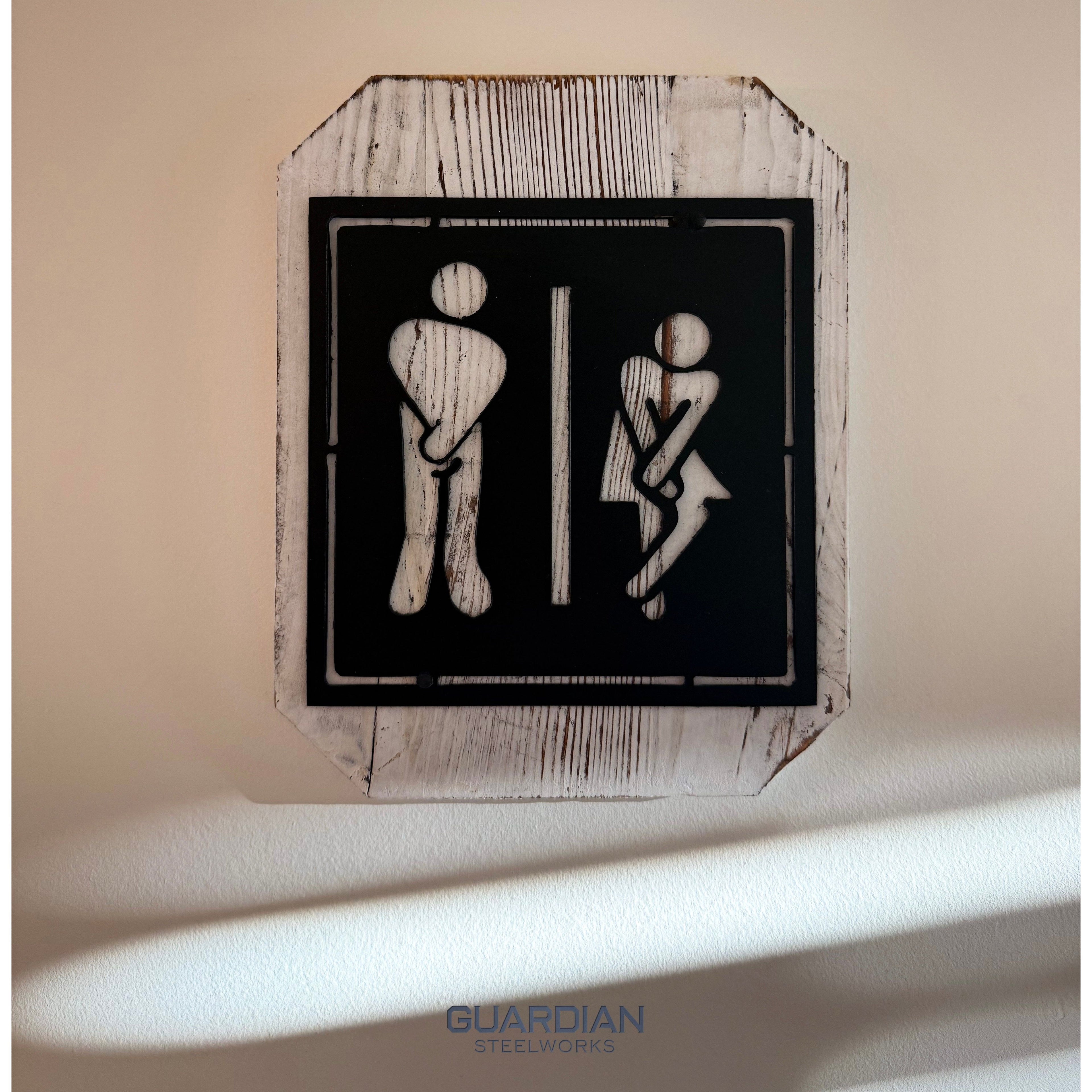 Restroom sign