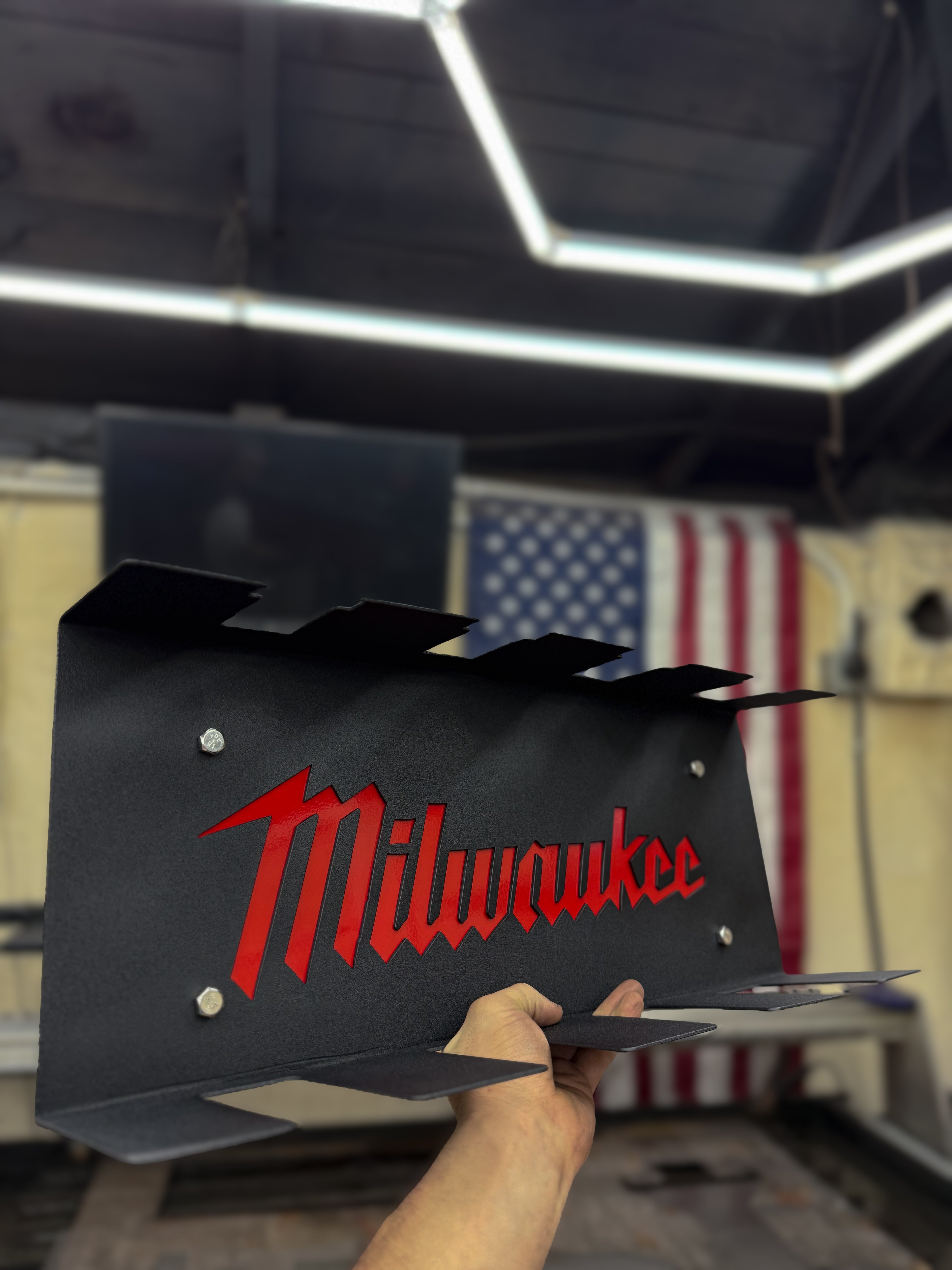 Heavy-Duty Steel Tool Wall Mount – Customizable Cordless Tool Holder