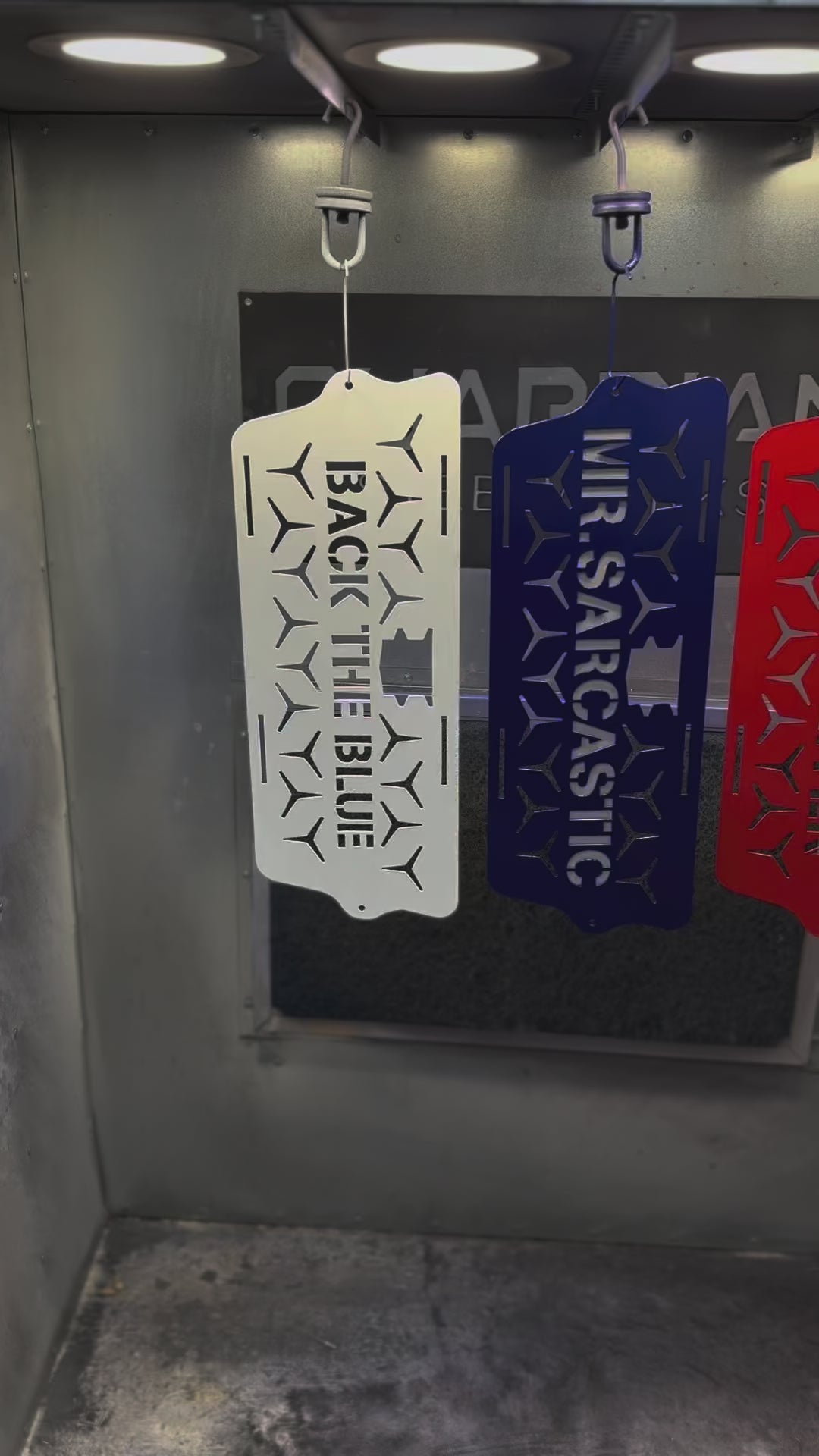 CUSTOM TEXT Front Grille for Polaris Slingshot (2015–2024) | Aftermarket Grille Insert | Powder Coated Steel | Custom Text Available - Custom (Add text)